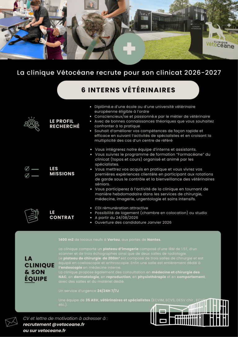 Clinicat rotatoire Vétocéane promotion 26-27